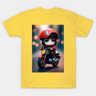 Cute Warrior: Brave and Adorable Print Art-0001 T-Shirt